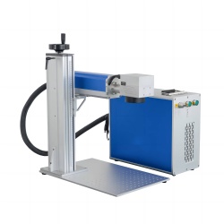 Split Desk Portable Type 20w 30w 50w 100W Fiber CO2 Laser Marking Machine